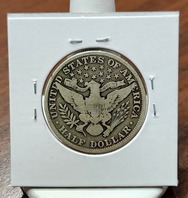 1913 Barber Half Dollar - Better Grade - Strong Devices