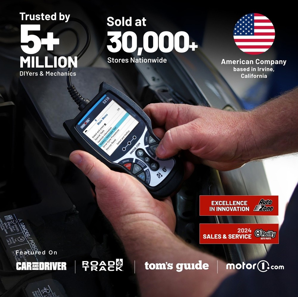 Innova 5210 OBD2 Scan Tool Battery Test App
