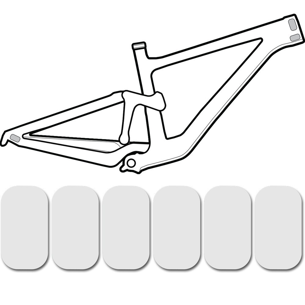 Lizard Skins Clear Protective Frame Wrap – Cable Rub Kit