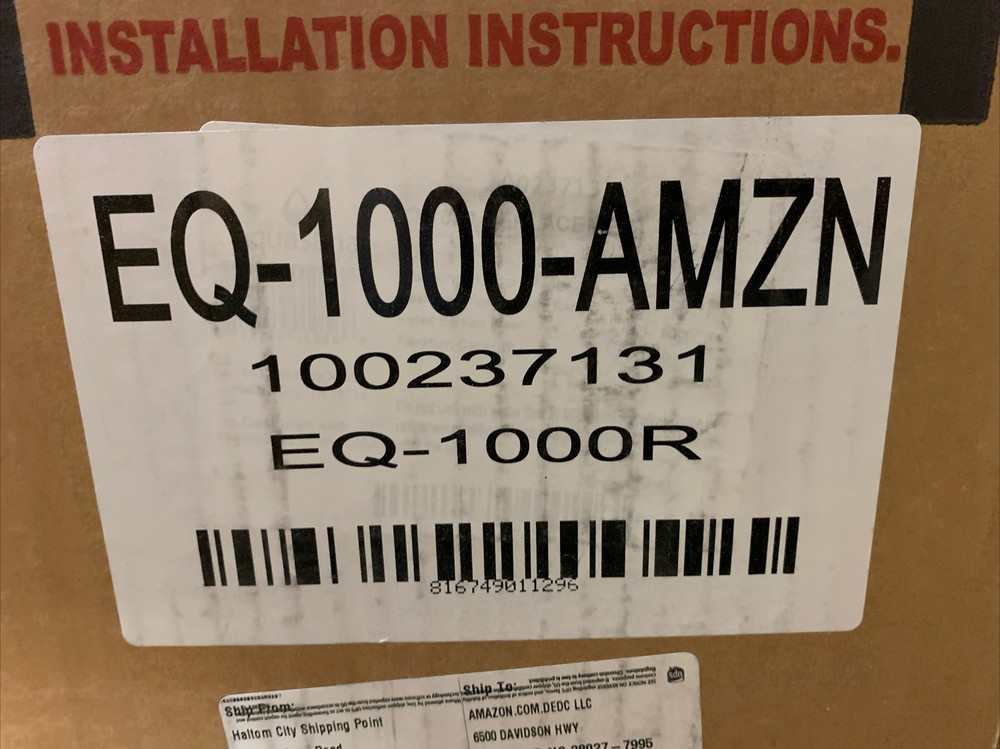 NEW Aquasana EQ-1000R Replacement Tank