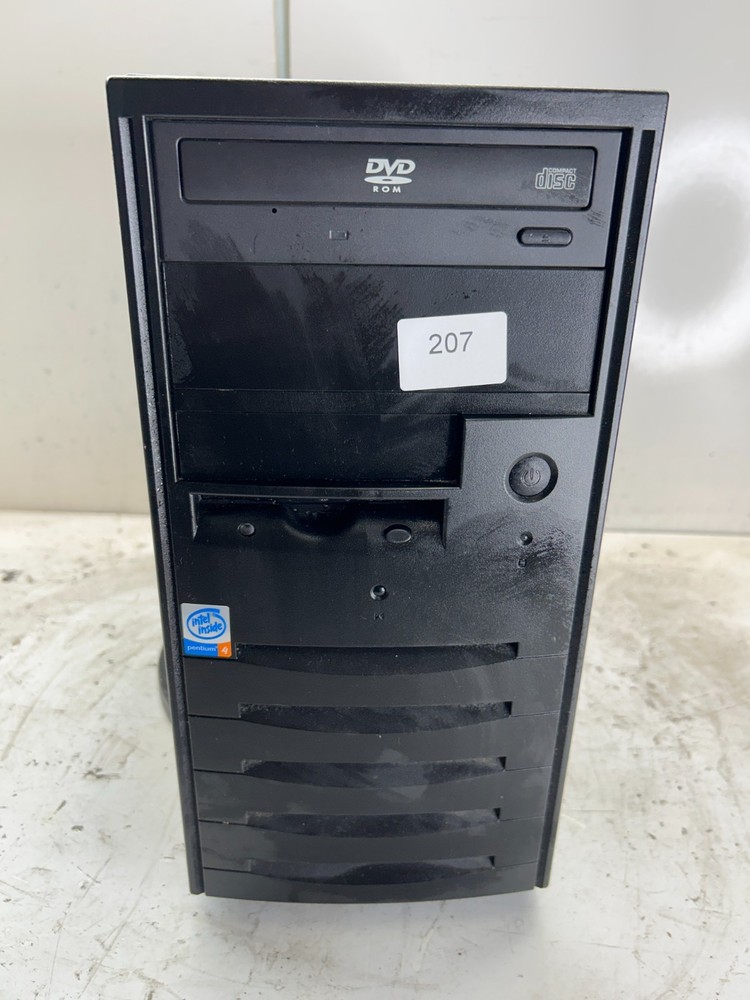 Retro Black mATX Case