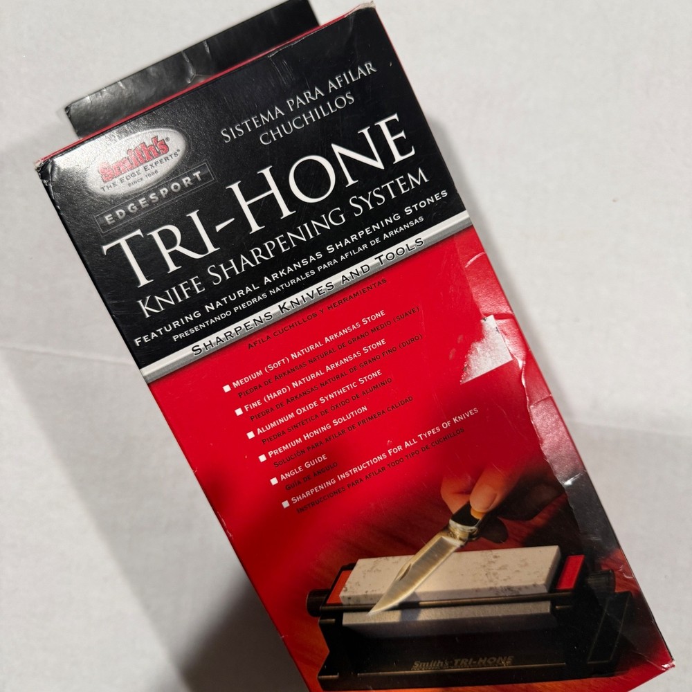 Smith’s Tri-Hone Sharpening System For Knives & Tools TRI6