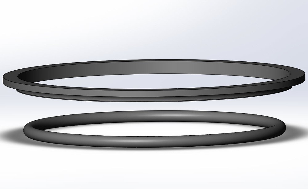 Seal Kit, Endoer & Hydro-Genics Filter Housings, EPDM O-Ring & Gasket, 2.7"OD