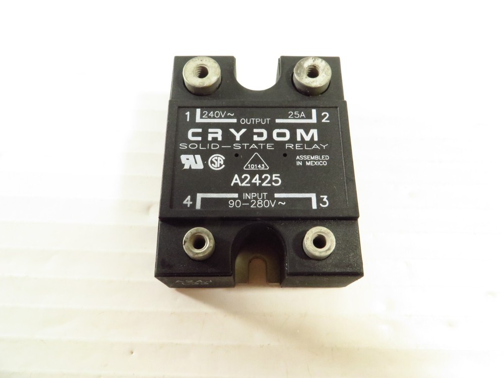 Crydom Solid State Relay, A2425, Input: 90-280V, Output: 240V/25A