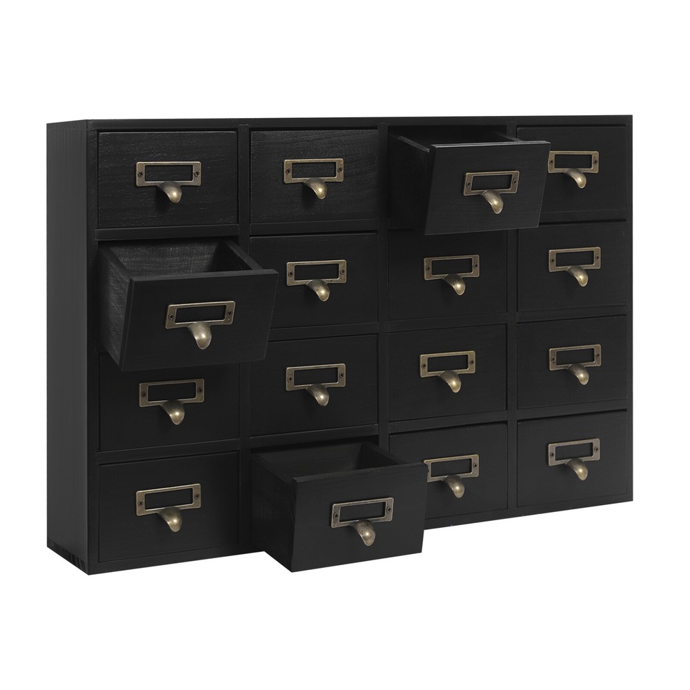 Vintage 4 PCS Drawer Cabinets - Elegant 64-Drawer Storage Solution