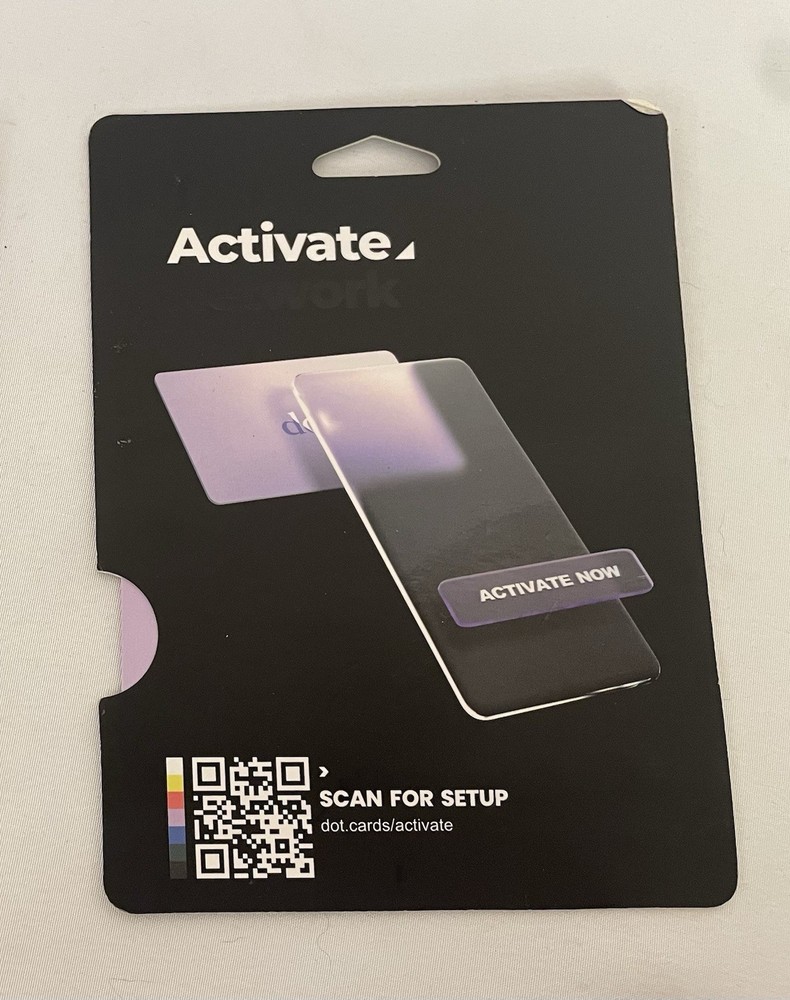 NEW dot.card Purple Digital Networking Business DotCard Tap Share iPhone Android