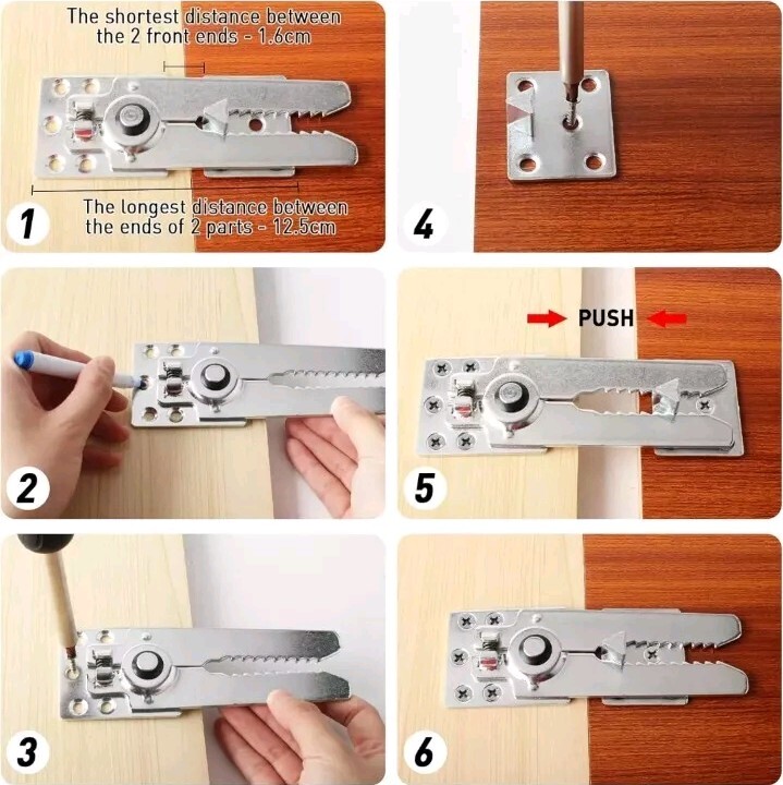 Howdia 2 Pack Sectional Couch Connector And Screws