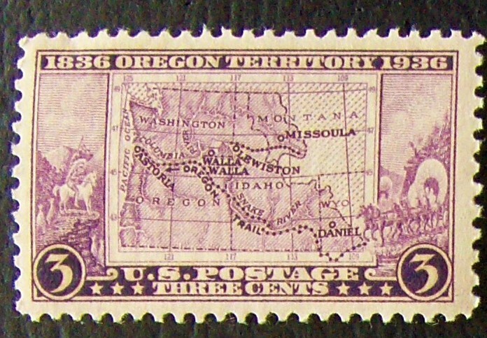 Single 3c stamp SC #783 Oregon Territory MNH, 1936