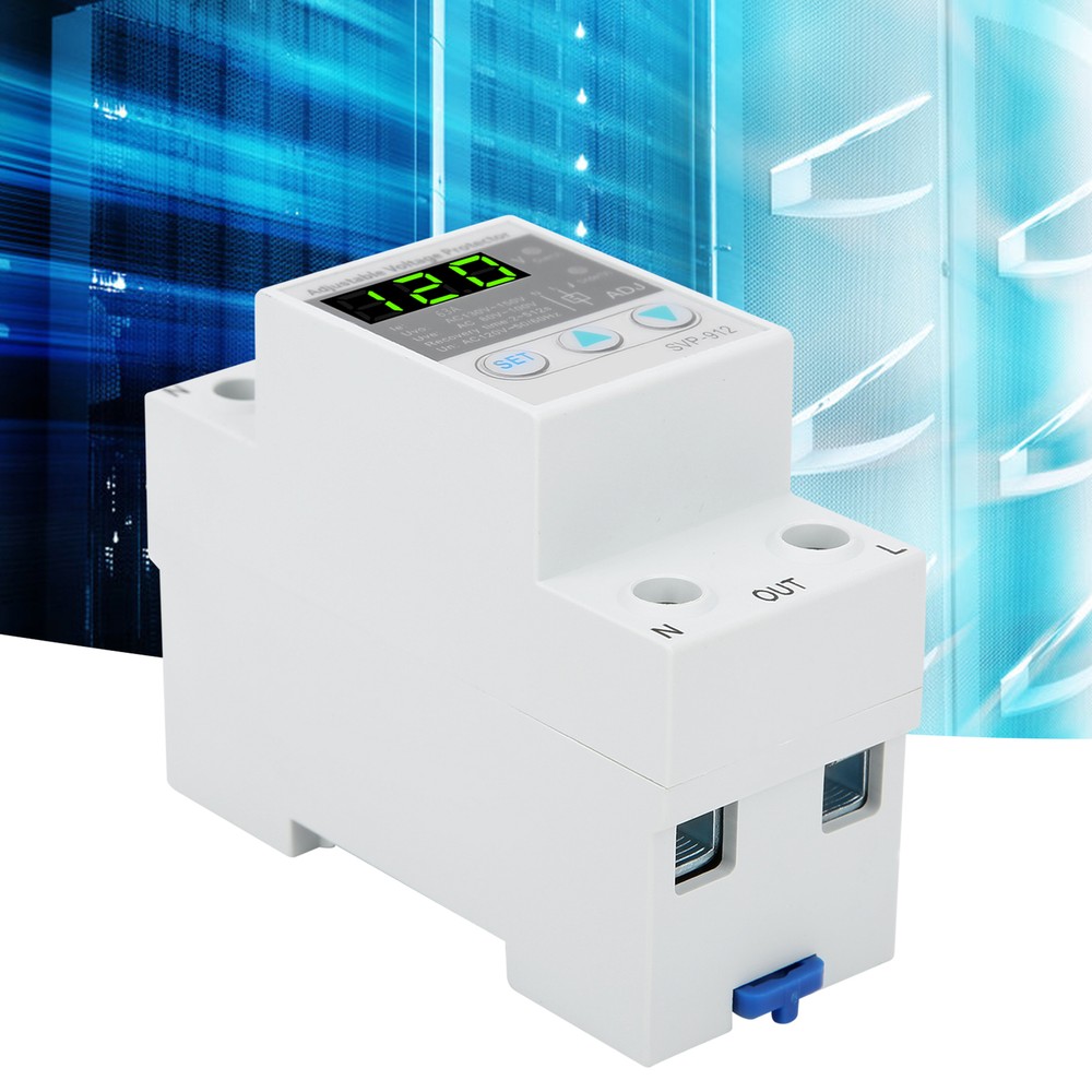 120VAC 63A Adjustable Self-Recovery Under Voltage Auto-Reset Protection Switch