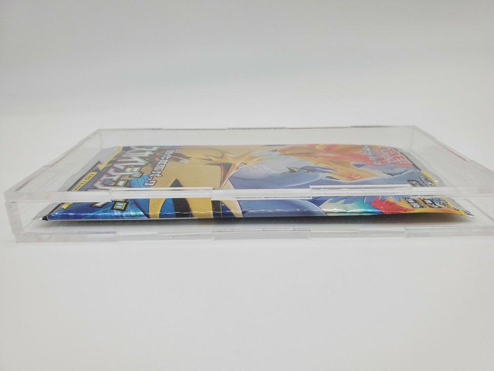 Pokemon Acrylic Japanese Booster Pack Display Case Box, Framing/Display Quality