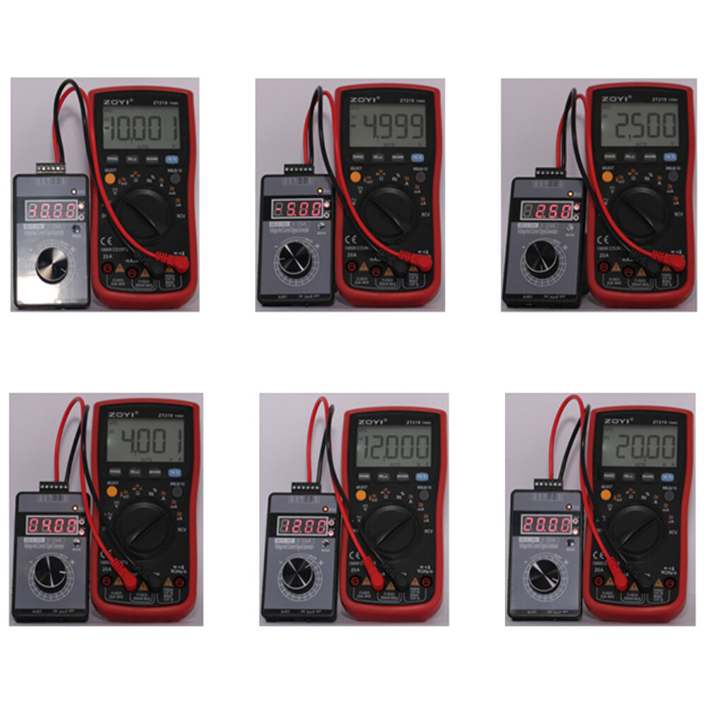 Precision 4-20mA 0-10V Signal Generator Adjustable Voltage Current Simulator