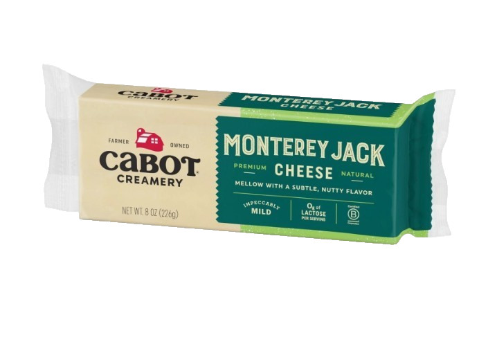 Cabot Creamery Monterey Jack Cheese, 8 oz (3 Pack)