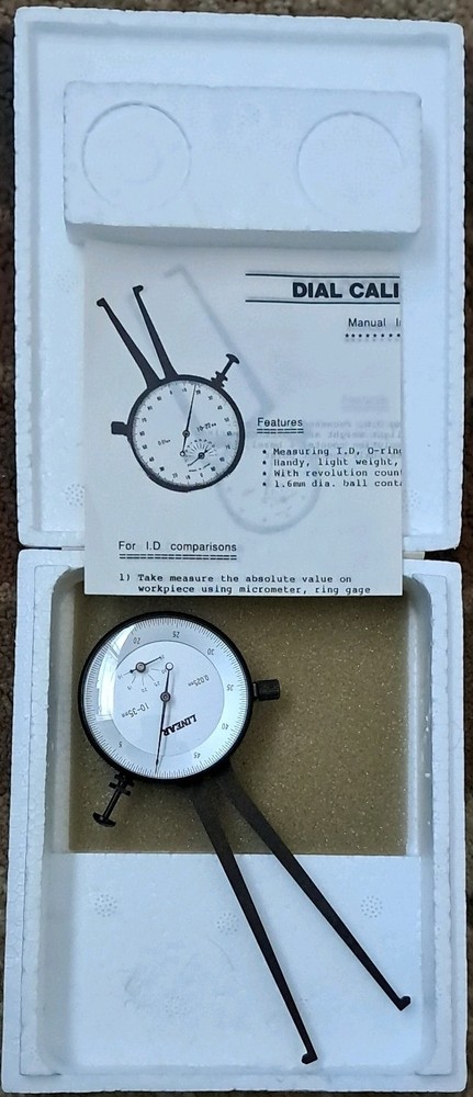 LINEAR BI - 1M Dial Caliper Guage 10mm-35mm Precision