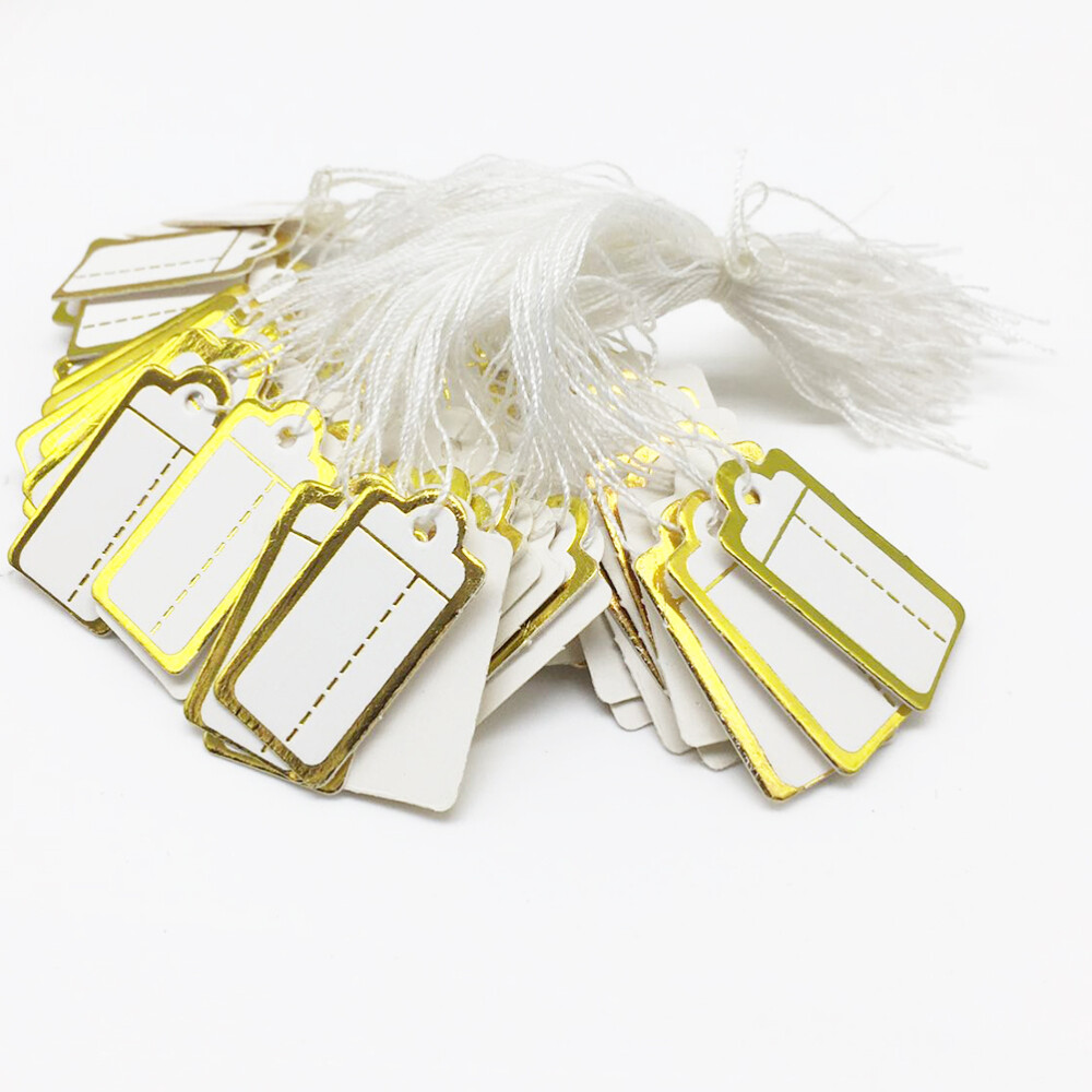 500PCS Small Practical Jewelry Tags Hanging Tags Hanging Labels Store