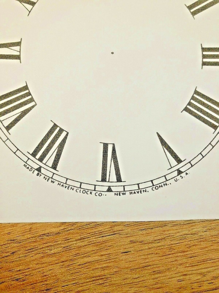5" New Haven Clock Paper Dial, Roman (Lot 178)