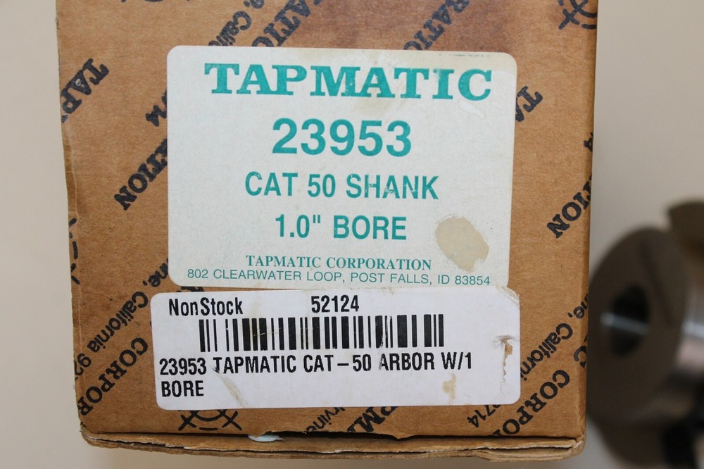 Tapmatic 23953 Tool Holder CAT50 1 Bore (loc:E)