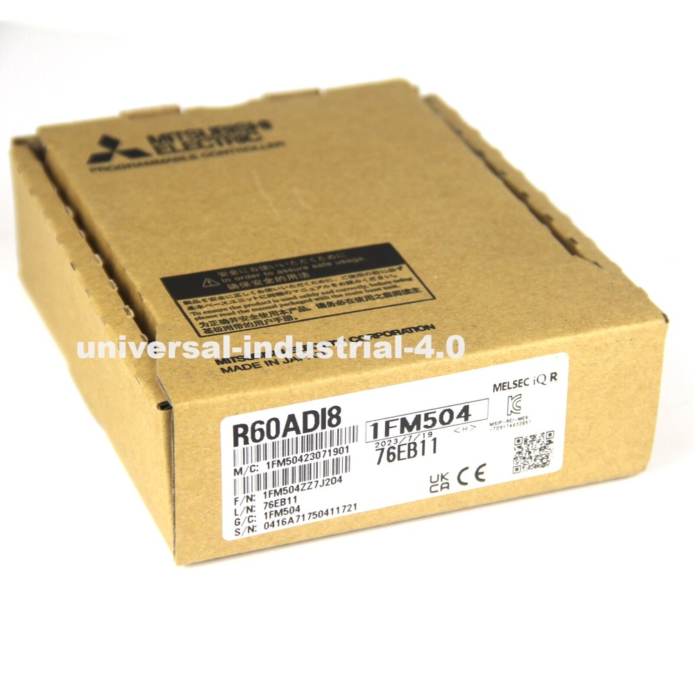 One Brand New MITSUBISHI R60ADI8 PLC MODULE