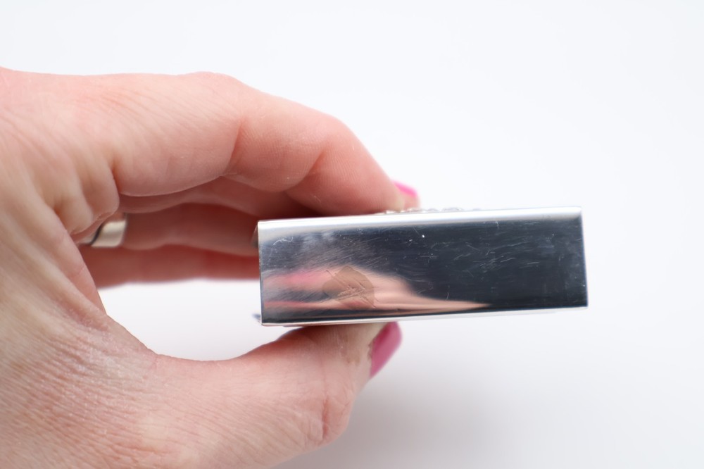 Antique Silver Plated Match Box Cover