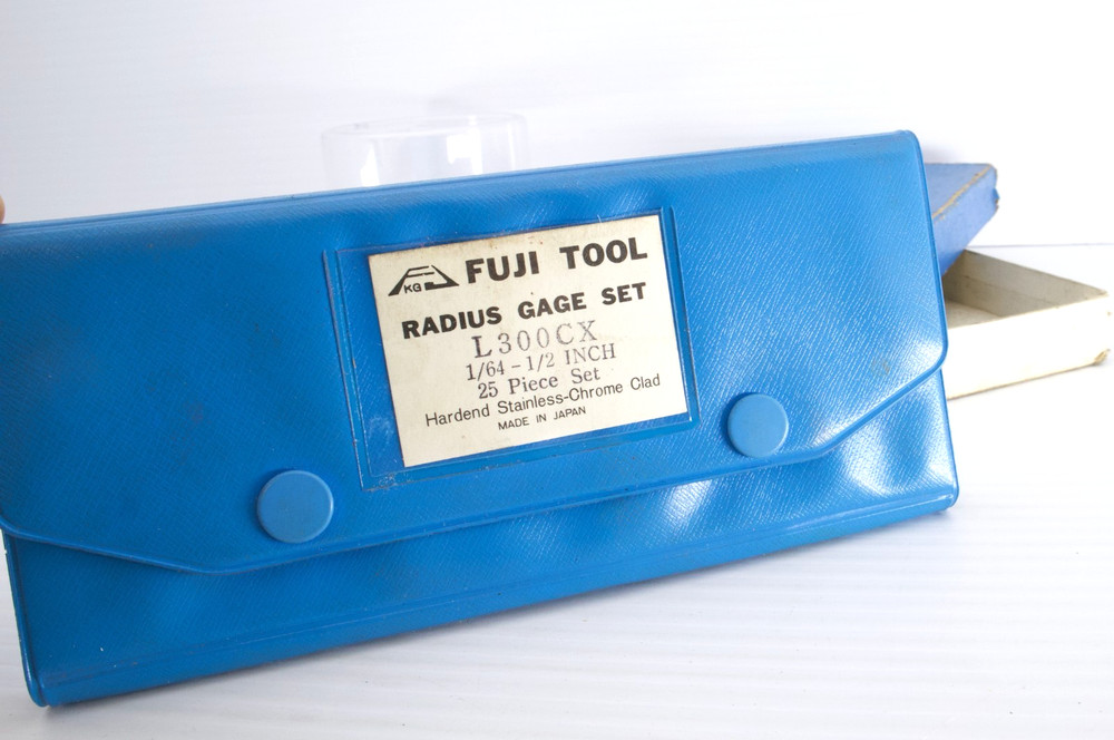 Fuji Tool Radius Gage Set L300CX ... 1/64"-1/2" Complete