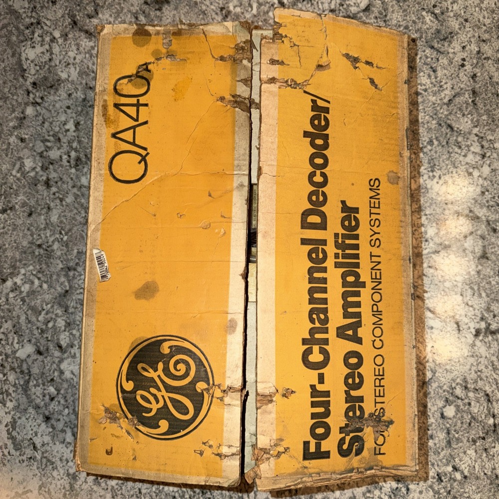(NOS) Vintage Realistic QA40 Four Channel Decoder/Stereo Amplifier 1975/1976