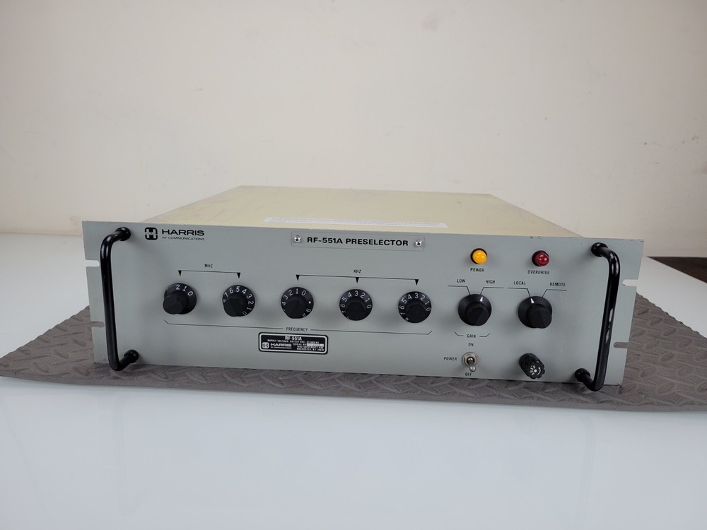 HARRIS RF 551A PRESELECTOR/POSTSELECTOR FOR RF 590 AND OTHERS