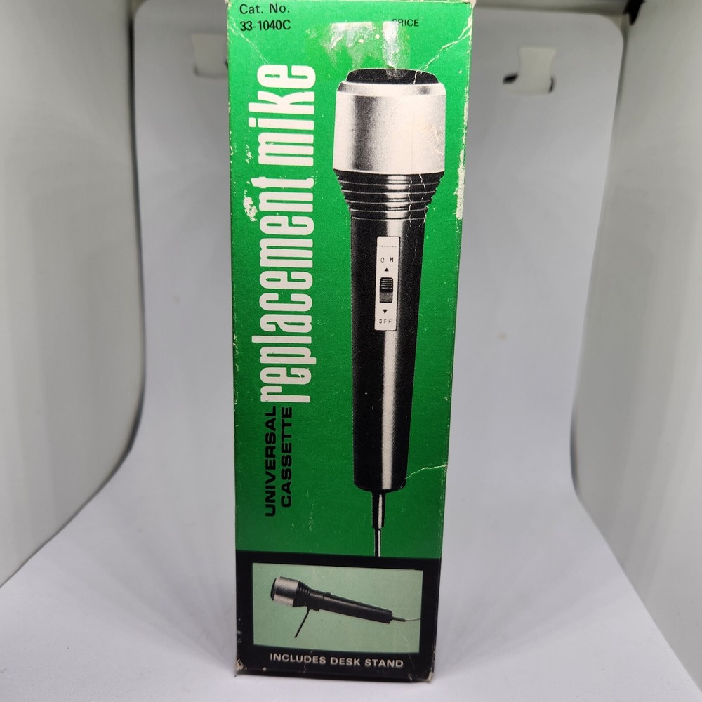 Realistic Universal Cassette Replacement Dynamic Microphone 33-1040C