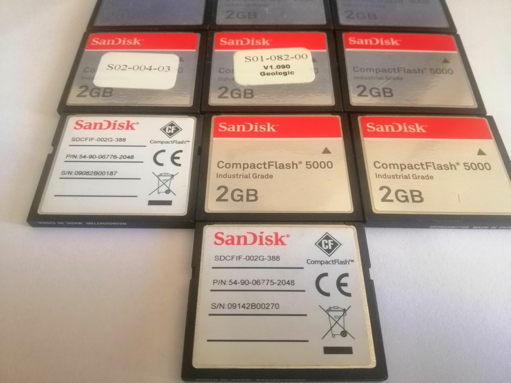 10PCS sandisk 2GB CF5000 industrial grade Memory CARD compact flash 5000