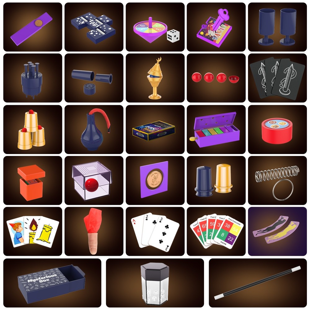 Nicella Magic Kit for Kids,300+ Magic Tricks with Step-by-Step Video Instruction
