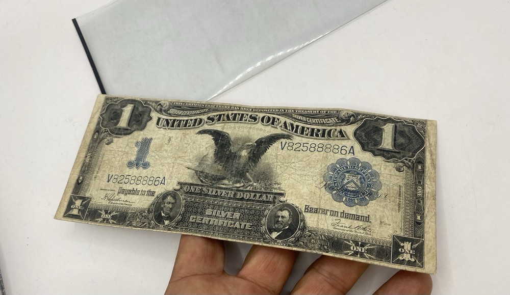 1899 $1 "Black Eagle" Large Size Silver Certificate -1$ Condition US