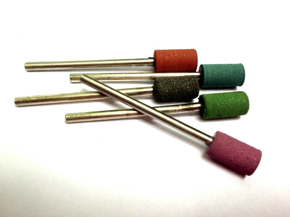 Dremel 461 Mounted Rubber Polishing Points barrel cylinder medium grit