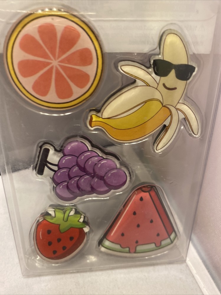 Pen + Gear Fridge Magnet Set Fruit 5-Piece