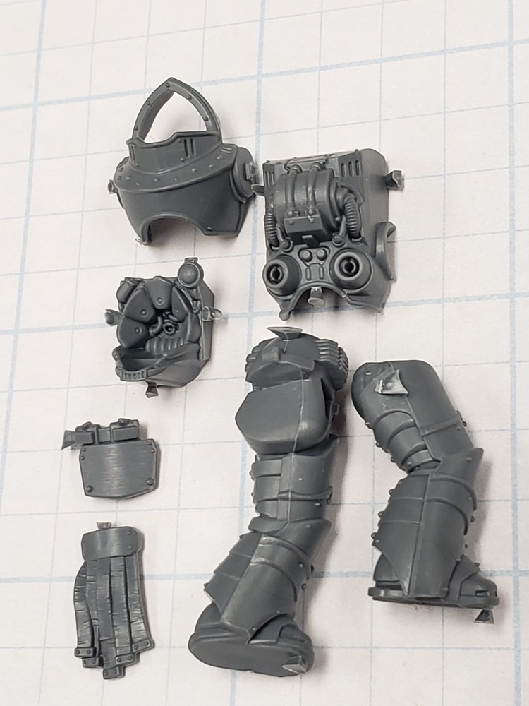 Warhammer 30k Space Marine Bits Cataphractii Terminator Torso Legs Set #14