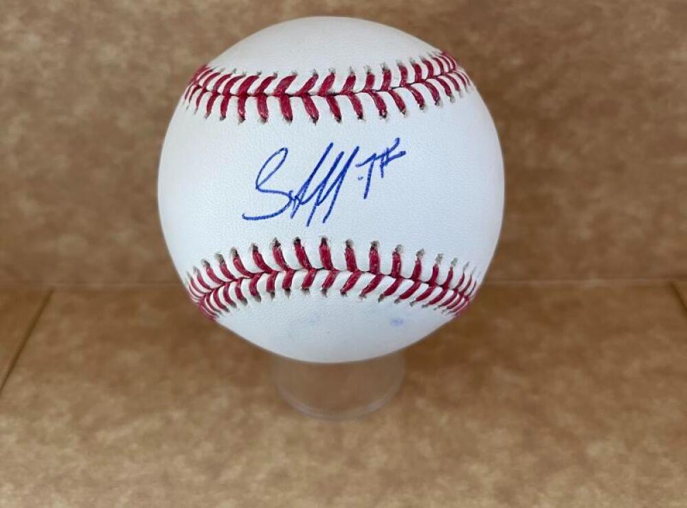 JESUS SANCHEZ MIAMI MARLINS SIGNED AUTO M.L. BASEBALL BECKETT AUTH