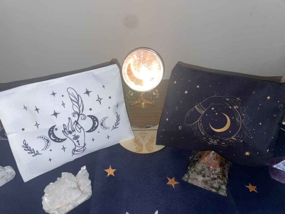tarot and crystal bag clutches
