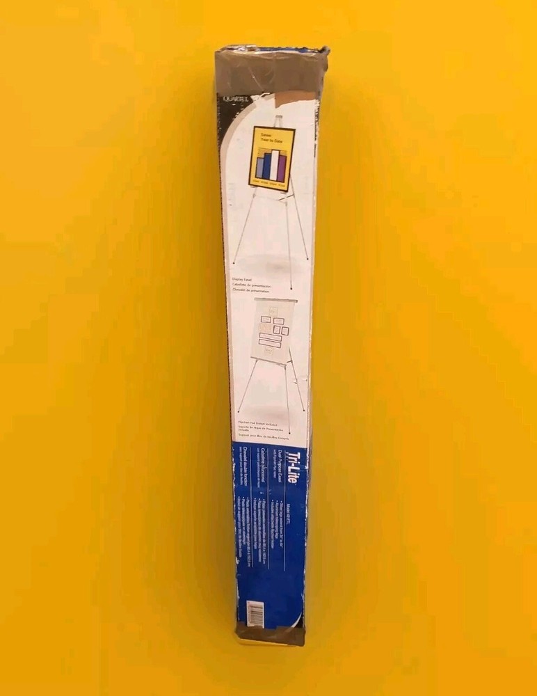 Quartet Tri-lite Dual Purpose Easel Flipchart Pad Holder 34-64" Telescoping Legs