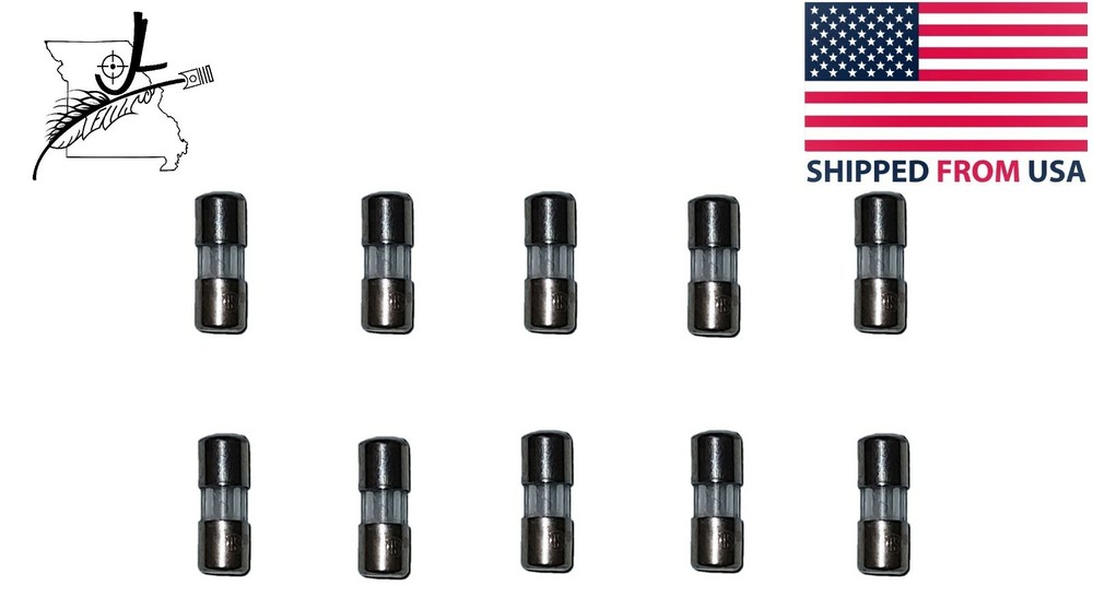 10x 3 amp Small Cord Fuse Christmas Tree Lights String Mini Replacement 10 Fuses