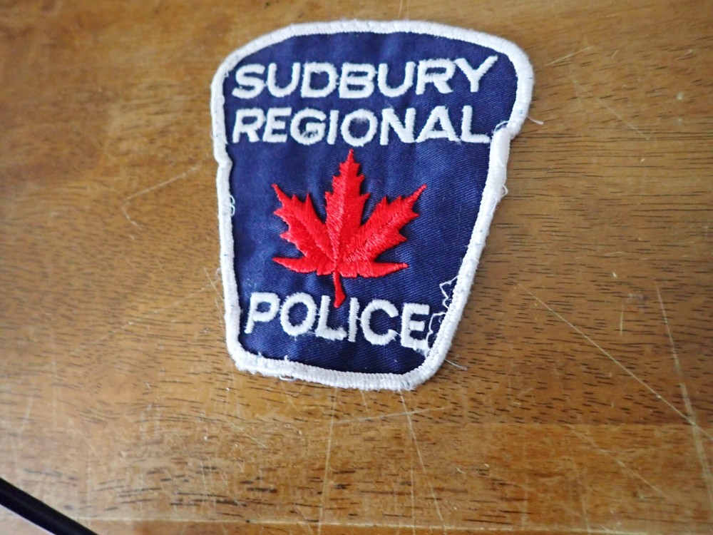 SUDBURY REGIONAL CANADA  VEST PATCH OBSOLETE BX SP#461
