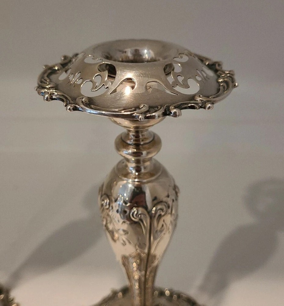 MAUSER STERLING SILVER CANDLESTICKS