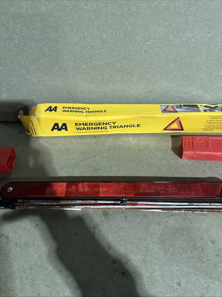 AA Emergency Warning Car Triangle Reflective Road Breakdown Safety Hazard EU UK