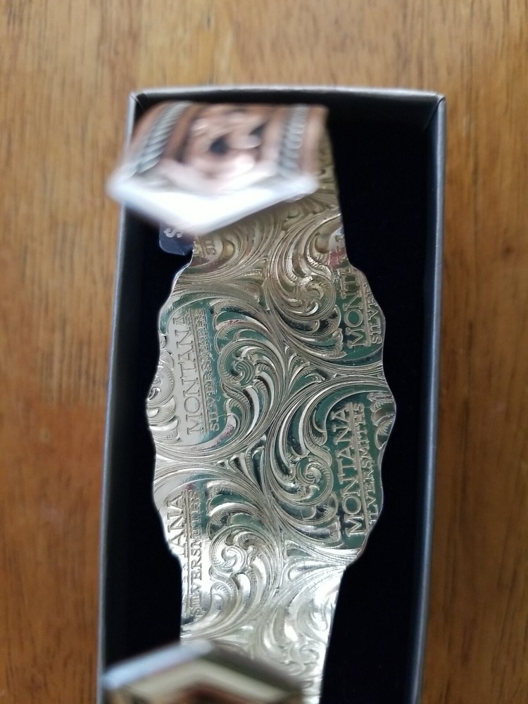 Montana Silver NFR "60th" Anniversary Cuff...MINT!!