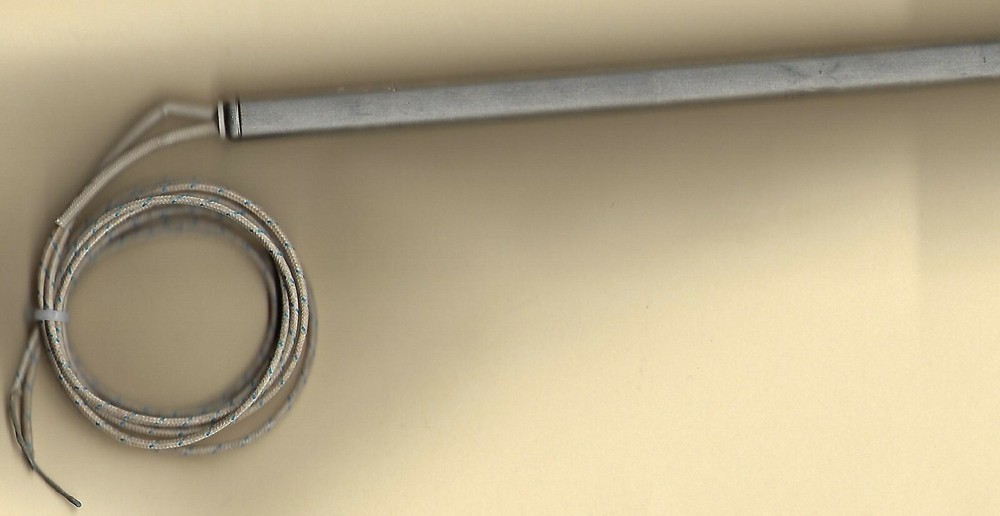 Fast Heat Cartridge Heater 1/2" Dia X 8" Long 350W 120V 24" Fiberglass Leads