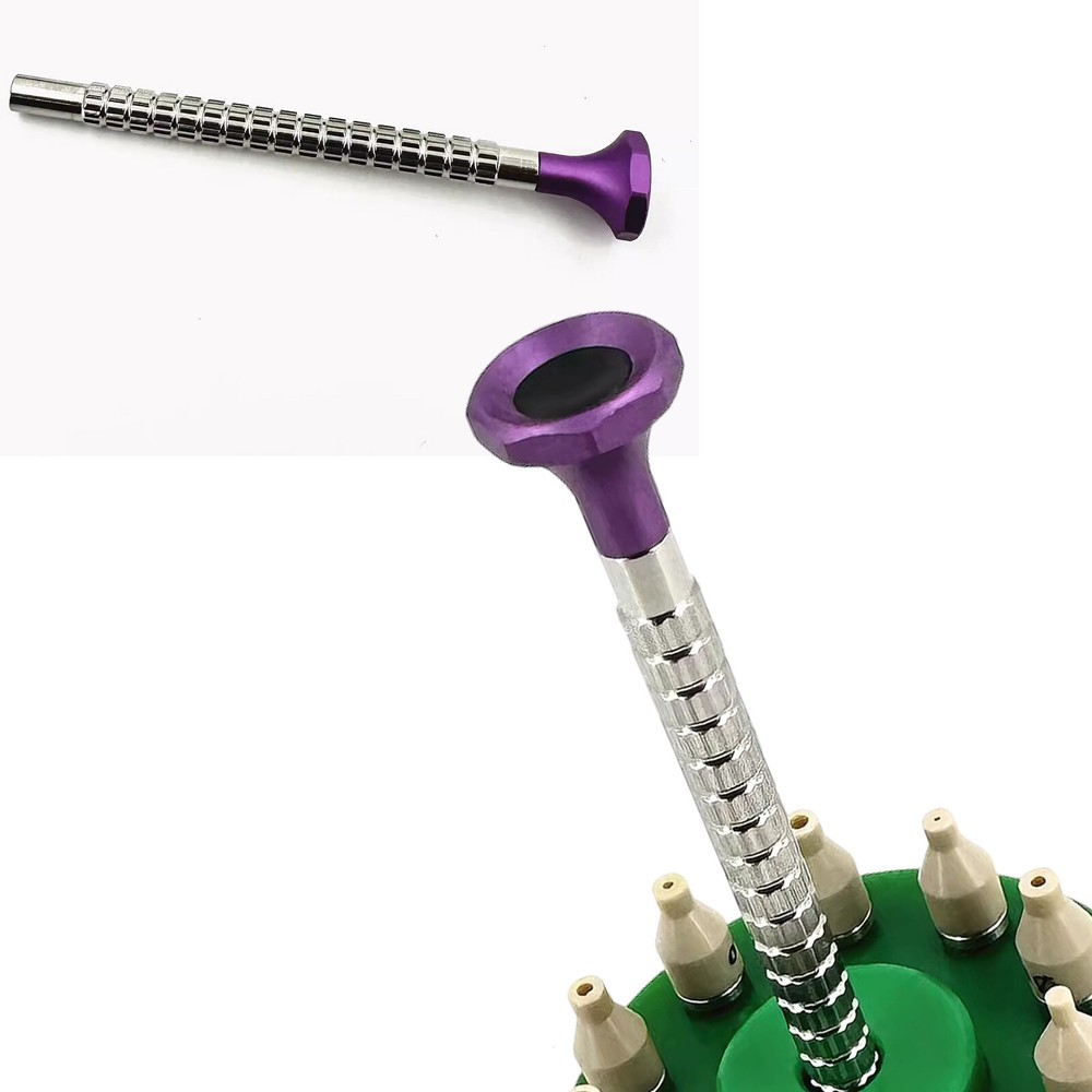 Set Of 4 Watch Hand Install Setting Tool Dual Sided With Replaceable Tips Pushe