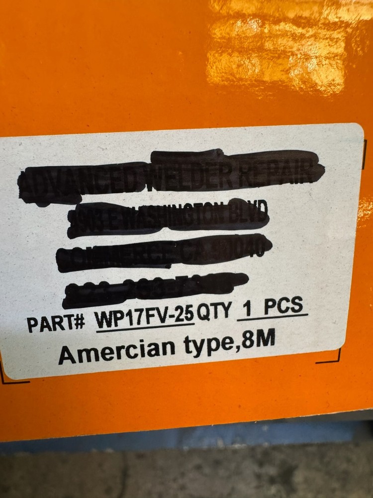 17FV25 Flex 25Ft Torch Valve - New Replacement Part