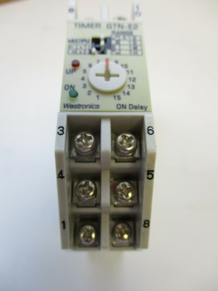 WESTRONICS ELECTRONIC MICOM TIMER SLIM TYPE GTN-E2 DC120V POWER ON DELAY