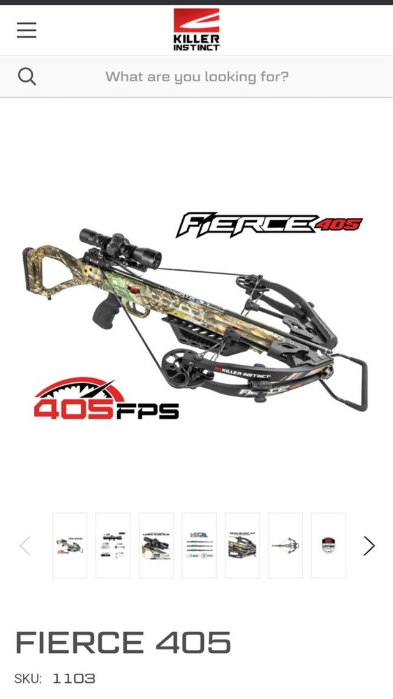 Killer Instinct Lethal 405 Crossbow Package