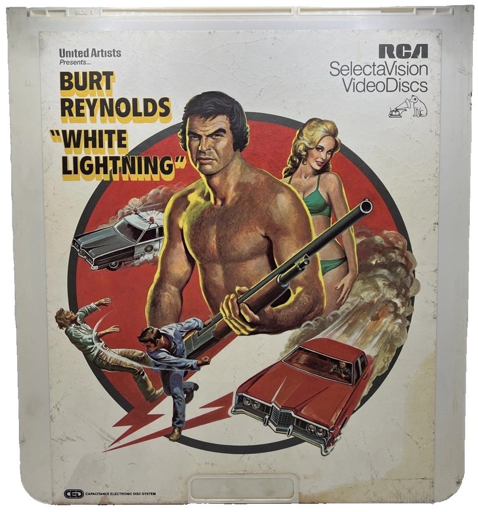 White Lighting (1973) Vintage CED RCA SelectaVision Videodisc