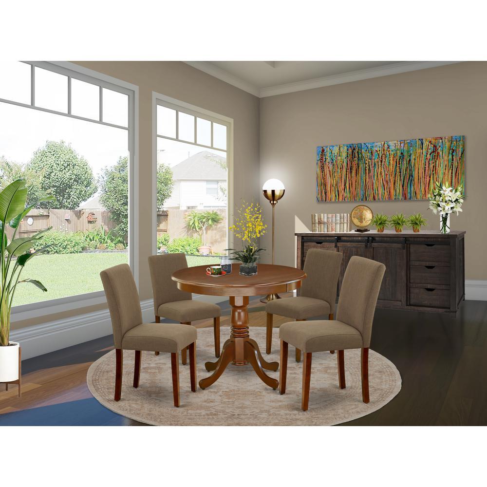 Dining Room Set Mahogany, ANAB5-MAH-18