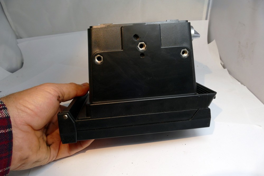 Polaroid land camera back for CU-5 MP macro lens system