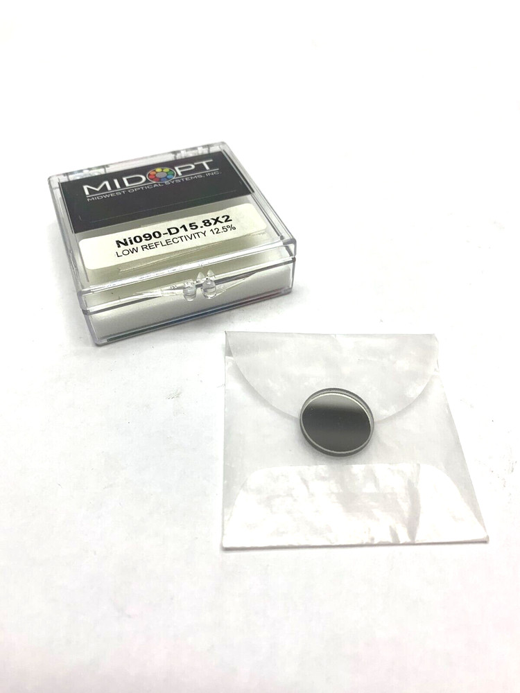 Midopt Ni090-D15.8X2 Neutral Density Filter Low Reflectivity 12.5% Trans.