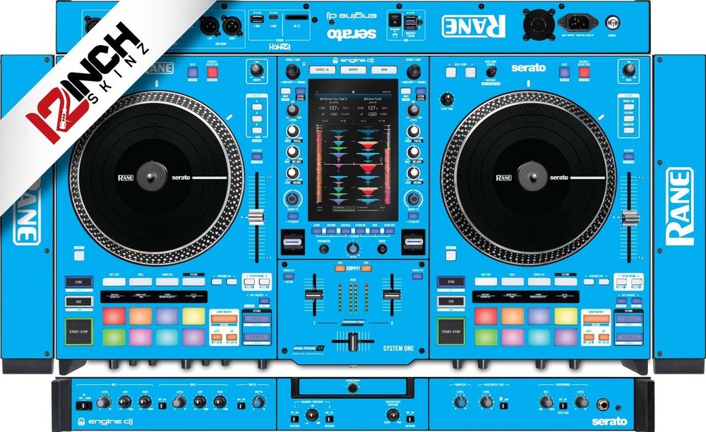 Rane System One Skin - Light Blue
